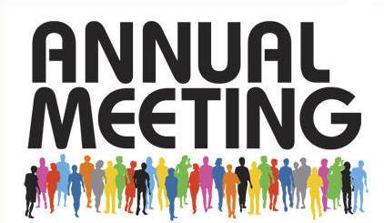 Graphic that says 'Annual Meeting'